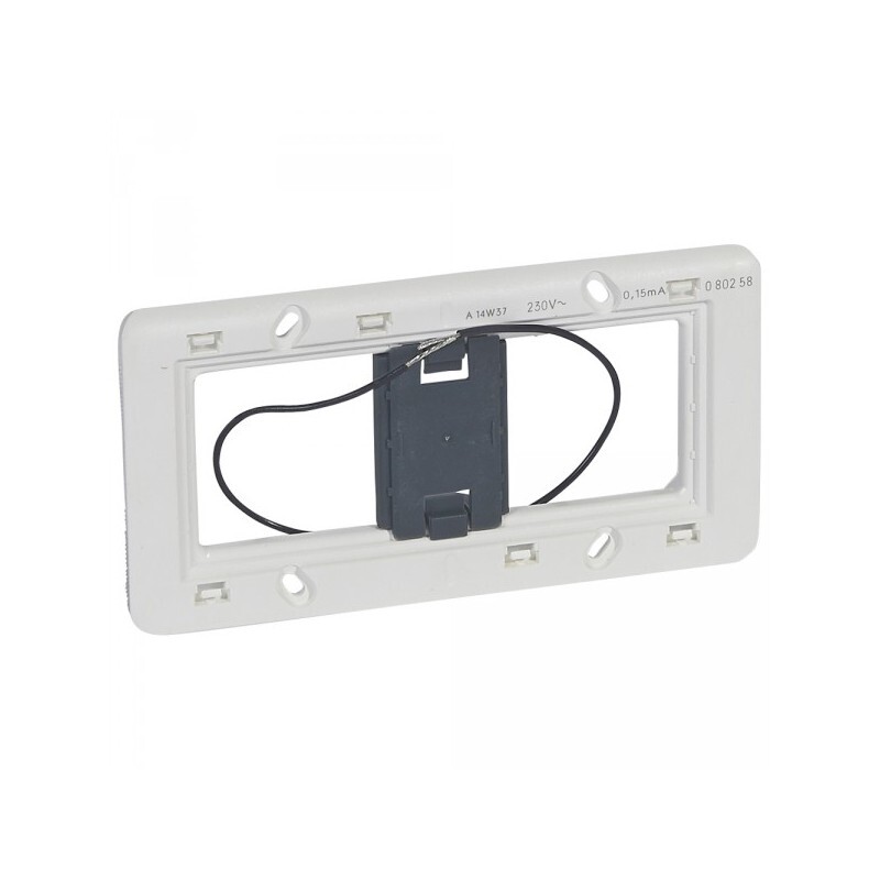 Legrand 080258 Supporto Luminoso Batibox Mosaic 2P 4mod Orizzontale