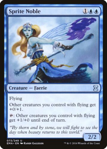 1x Sprite Noble - NM - Masters Set - SPARROW MAGIC mtg