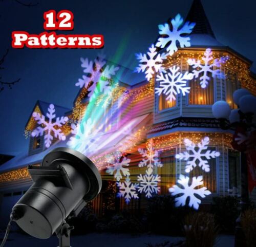 Holiday Outdoor Indoor Projector Light Lamp 12 Themes Christmas Thanksgiving