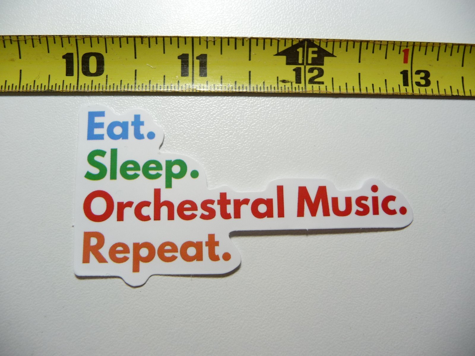 EAT SLEEP ORCHESTRA DECAL STICKER BAND CONCERT HALL MUSICAL