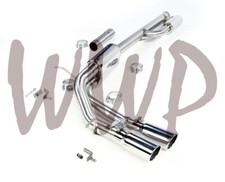 Stainless Pre-axle Catback Exhaust Muffler Kit 19-24 Silveradosierra 4.3l5.3l