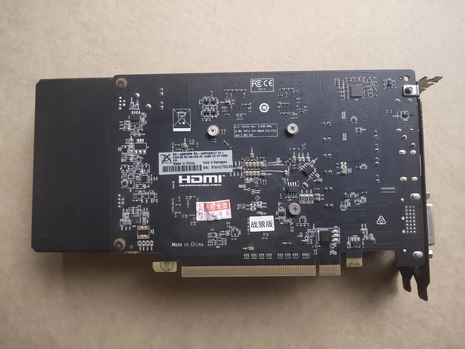 XFX AMD Radeon RX460 4GB GDDR5 896SP Graphics Card Video Card DVI HDMI DP - Image 3 of 4