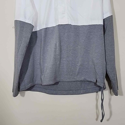 Under Armour Women's Hybrid Hooded Jacket White / Grey Women's Size L - Picture 3 of 9