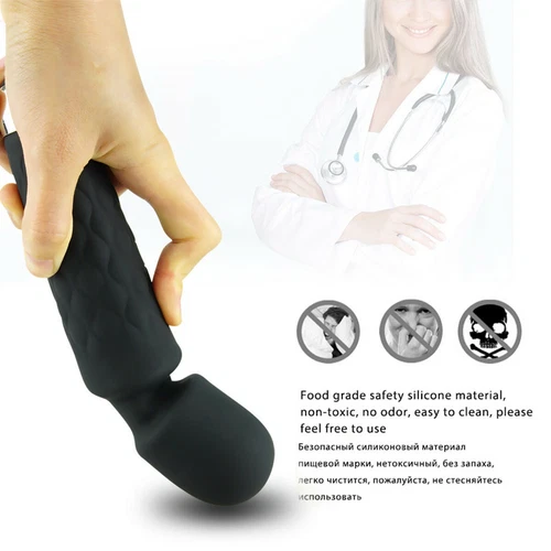 Handheld Massager 20 Speed Wand Vibrating Massage Magic Full Body Therapy Motor - Picture 3 of 24