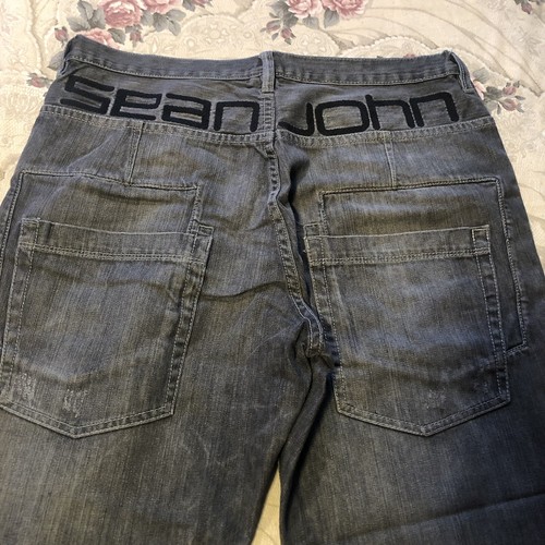 Vintage Sean John Jeans Distress Denim 
