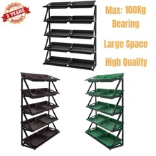 Market Retail Display Rack 5Tier Shelf+Merchandiser Fruit Vegetable Snack Basket