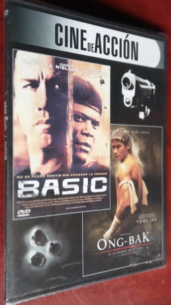 2 DVD CINE DE ACCIÓN BASIC 94' TRAVOLTA + ONG-BAK 101' TONY JAA PAL 2 PRECINTADO