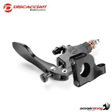 Pompa freno a pollice Discacciati leva nera pistone 13mm con staffa supporto