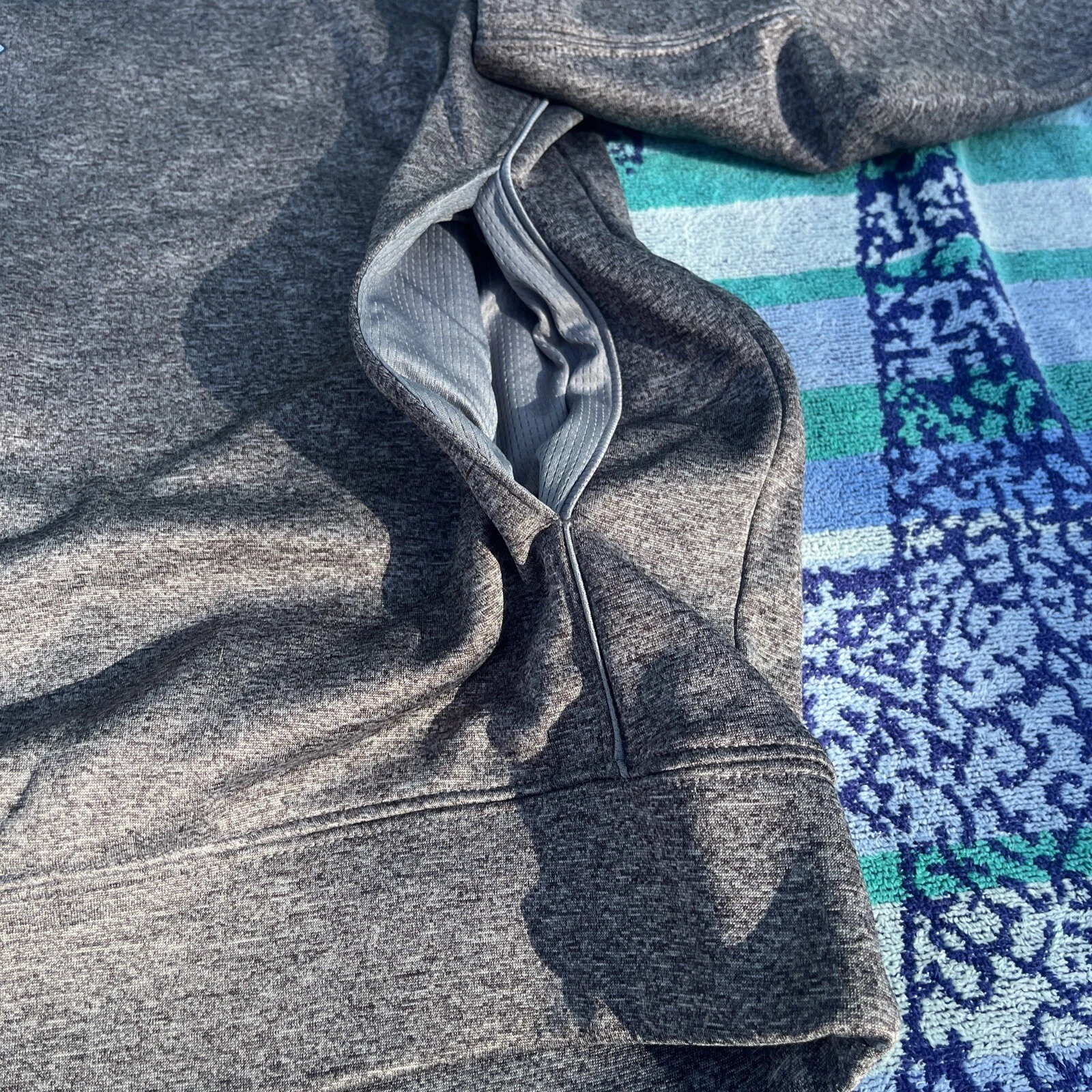VETEMENTS Felpa con cappuccio UNC North Carolina Tarheels taglia uomo grande come nuova! TACCHI!