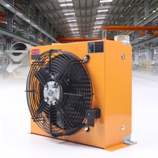 Hydraulic Oil Cooler AH1012T-CA with Precise Welding & Fan 100L/min 60W Watt