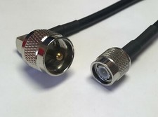 UHF Male PL259 Angle to TNC Male RFC195 Coaxial Cable RF PICK LENGTH USA