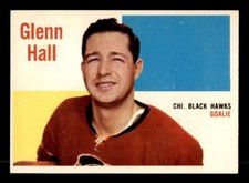 1960 Topps Hockey #25 Glenn Hall - NM