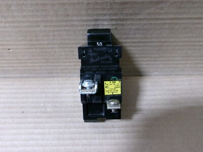 Pushmatic P230 2 Pole 30 Amp 240V Circuit Breaker (No Shield, w/ Tabs)