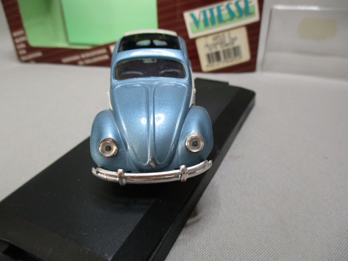 Miniature Vitesse Volkswagen Coccinelle 1962 – 1/43 – Argent, Toit Ouvrant – Collection
