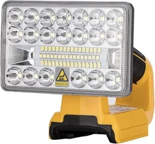 LED Work Light Suitable For DeWalt 18V 20V MAX XR DCB205 Li-Ion Battery 2000LM