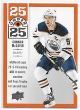 CONNOR McDAVID 2018-19 Upper Deck UNDER 25 Hockey card #U25-1 Edmonton Oilers NM