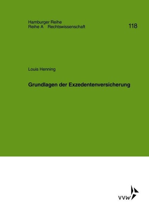 Thumbnail - Grundlagen Der Exzedentenversicherung | Louis Henning | Taschenbuch |