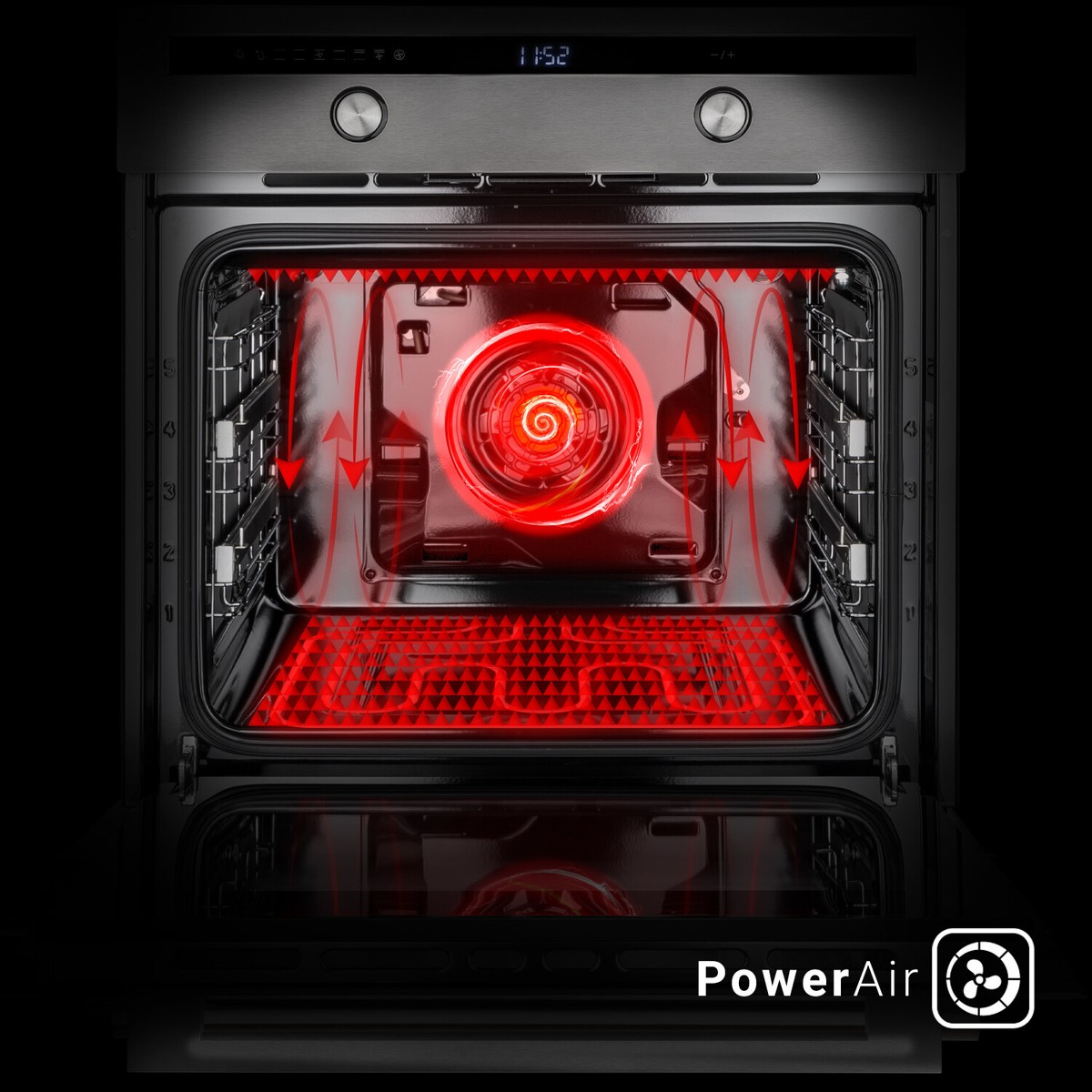 Kit Cuisinière Encastrable KKT KOLBE – Four EB8010ED + Plaque Induction IH85900ED, Noir