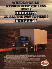 1987 Mack Trucks New Metal Sign: Mack R Model Featured