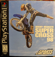 Jeremy McGrath Super Cross 98 Sony Playstation 1 Instruction Manual Only NO GAME