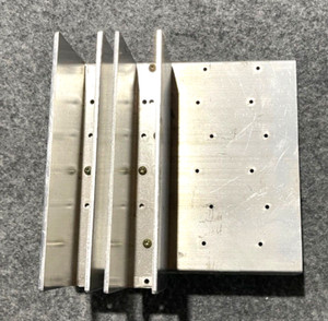 Large Aluminum Heat Sink Proudly Made in USA for DIY LED, Power Amplifier, etc.