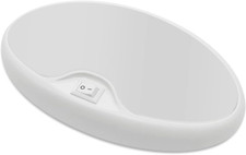 12V RV Interior Light with On/Off Switch 6 Inch Oval LED Ceiling Light 4.5W 3500