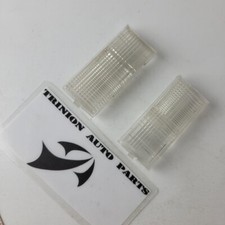1988-1998 Chevy Ck Truck Overhead Dome Light Lens Clear Pair Oem