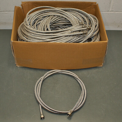 #ad 50 BRUSE Water Supply Line Hoses 3 8quot; FIP x 8ft DN8 Braided Stainless Steel $199.95