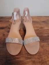 Womens Madden NYC Size 7 Block Heel City Sandal Shoes NWT