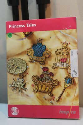 Inspira Embroidery Machine Designs on MultiFormat CD Princess tales
