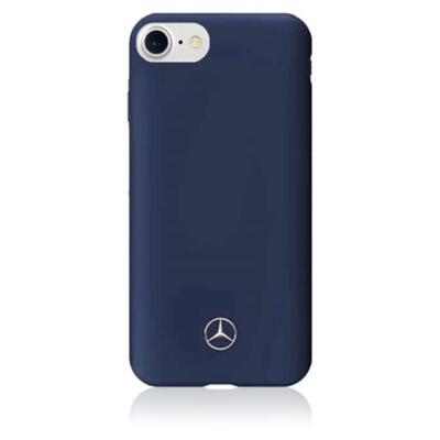 Mercedes-Benz Silicon Cover Navy Blau, Liquid, für Apple iPhone 8 Plus/7 Plus