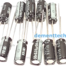10x 0.33uF 50V Nichicon VR radial electrolytic Capacitors caps 5mm 5x11