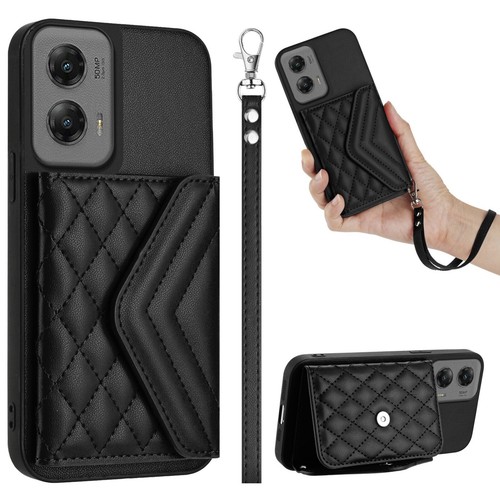 For Motorola Moto Stylus/Power/Play 2024 5G Case Lanyard Card Slot Wallet Cover - Picture 16 of 55