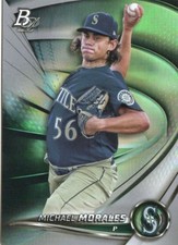 NM- 2022 Bowman Platinum TOP-23 Michael Morales  Top Prospects Mariners Card