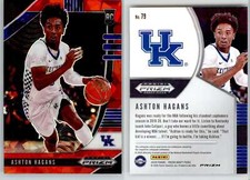 Ashton Hagans 2020 Prizm Draft Red Ice #79 Kentucky RC Rookie