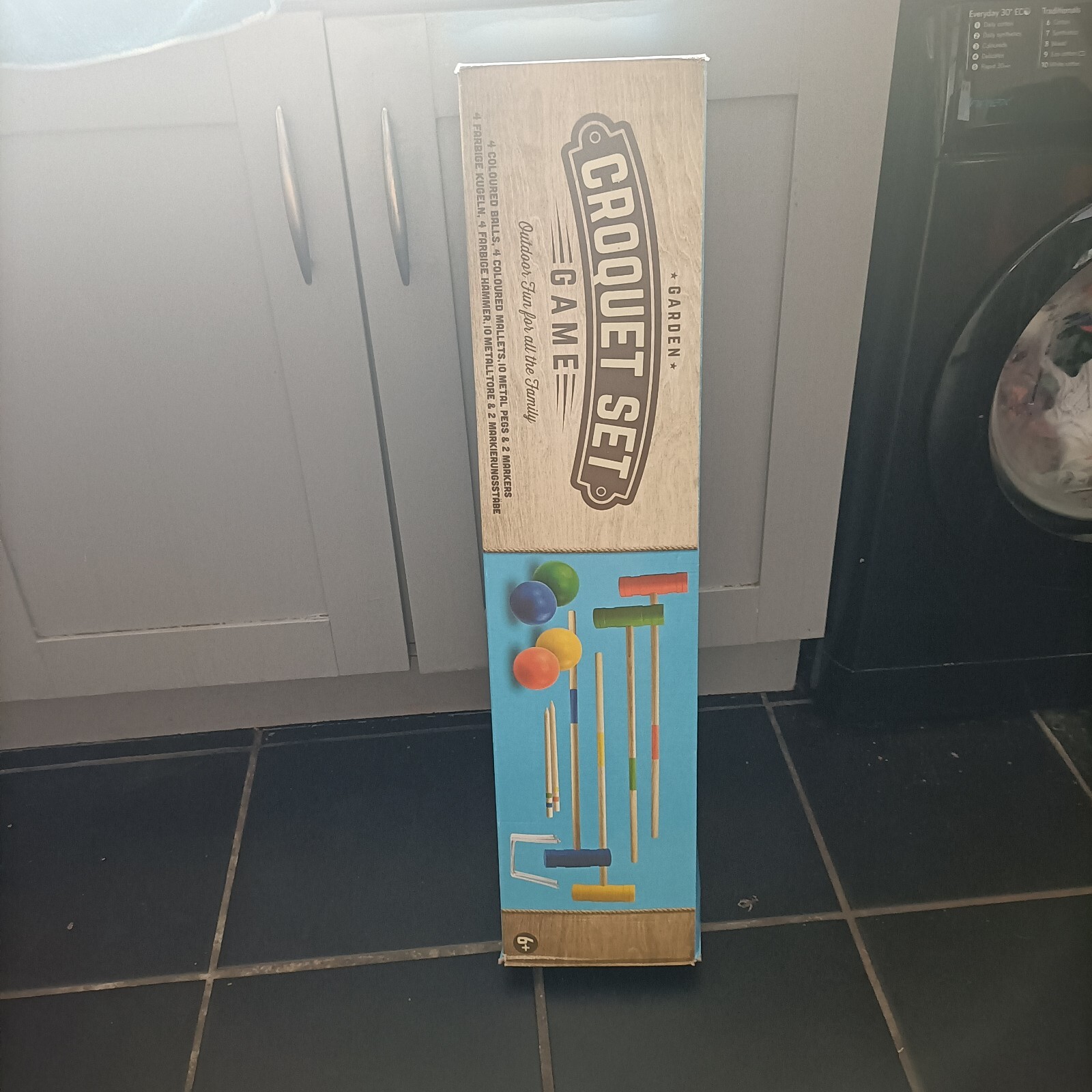 wooden croquet set eBay