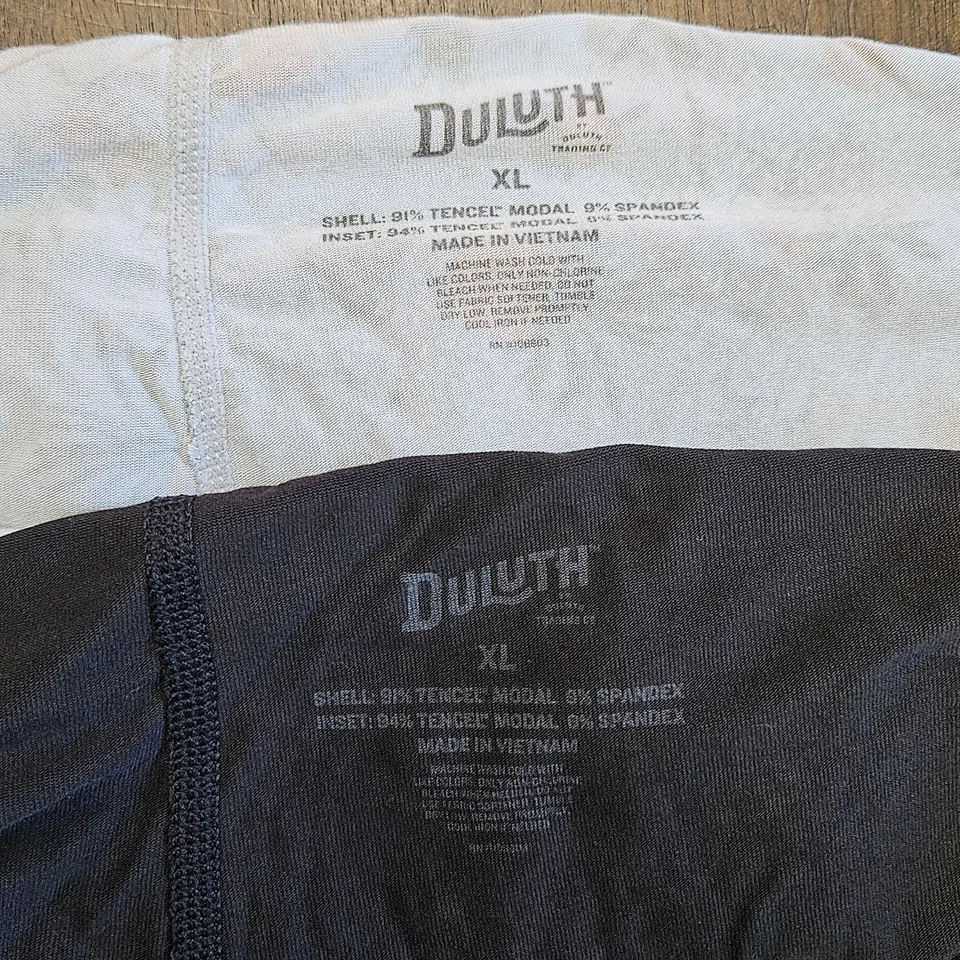 Duluth Trading Co Mujer’s Boyshort Ropa Interior Lote de 2 XL Gris y Estampado Jardín Foto 4 de 4