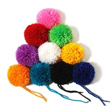 10 PCS Large Yarn Pom Poms 3 inch Acrylic Craft Balls for Hats Decoration