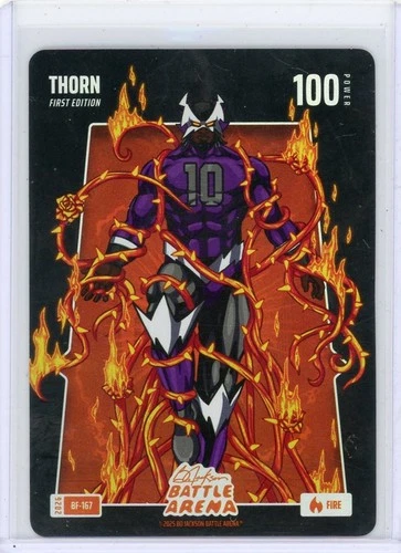 Demar DeRozan THORN Fire Battlefoil 2026 Bo Jackson Battle Arena #BF-167 !