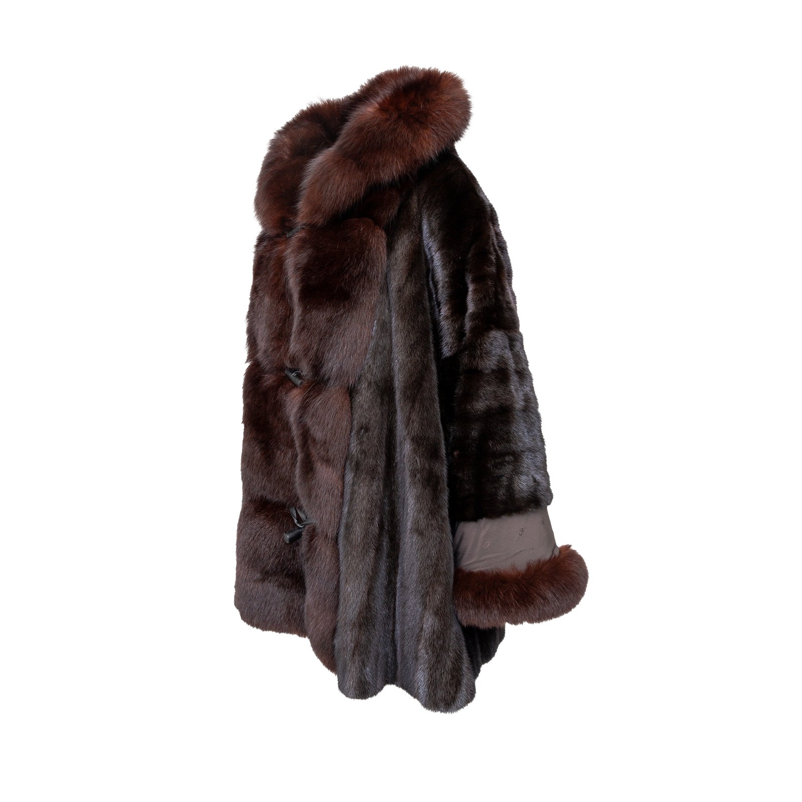 Christian Dior Boutique Fourrure Fur Coat - 90s Female Brown L image 2