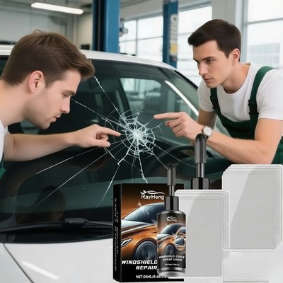 Car Windshield Crack Repair Fluid 30g Glass Scratch Restore Resin Kit