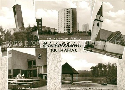 Bischofsheim Maintal Albert Schweitzer settlement recreation park Gaenseweiher