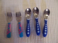 Gerber Toddler Utensils Set 3 spoons and 2 extra forks