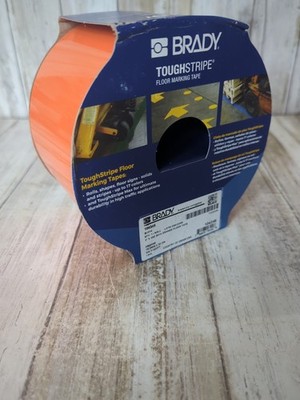 Brady ToughStripe Floor Marking Tape Orange 3'' x 100' B514 104346