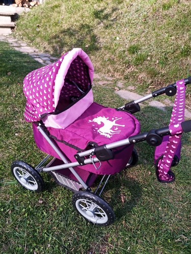 Puppenwagen mit Tasche, Decke und Kissen in Top-Zustand Bayer Trendy 13037AA - Bild 3 von 17