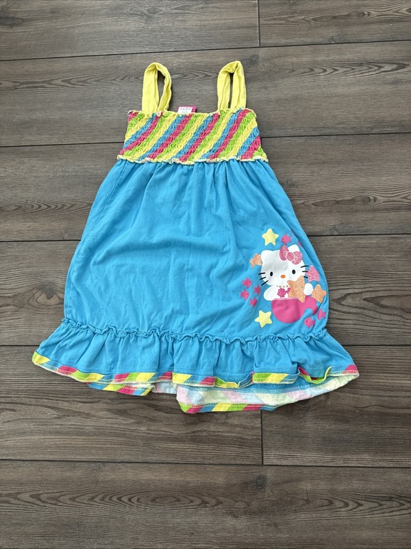 Girls Hello Kitty Blue Sundress - Hello Kitty - Size 6x