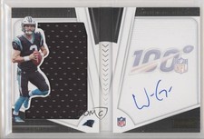 2019 Panini Playbook Rookie Jersey Gold 118/125 Will Grier #205 Auto uk2