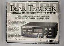 Vintage Uniden Bear Tracker Model BCT-2 Mobile Scanner Scanning Radio Complete 