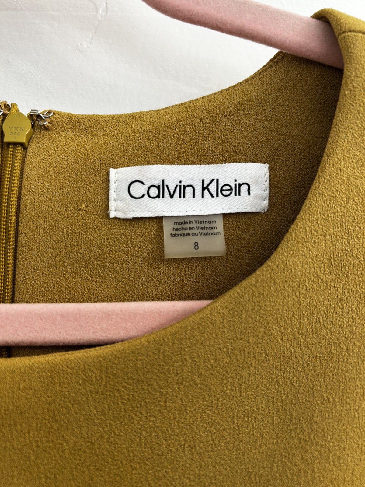 Calvin Klein Solid Green Butterfly Flutter Sleeve… - image 5