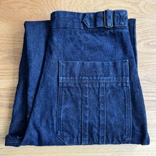 Kin by John Lewis Wide Straight Leg Cropped Denim Trousers. Size 8